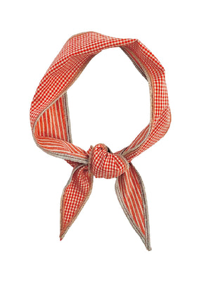 The Dandy - Peachy Gingham + Stripe - The Little Project 