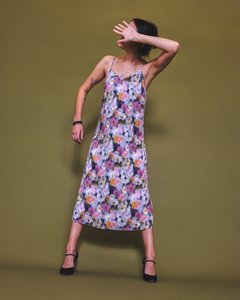 Mabel Slip Dress — Watercolor – The Little Project