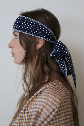 The Jackie - Navy/White Dot - The Little Project 