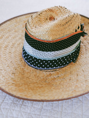 The Dandy - White/Black Pindot - The Little Project 