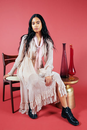 The Jackie - Sheer Dusty Pink - The Little Project 