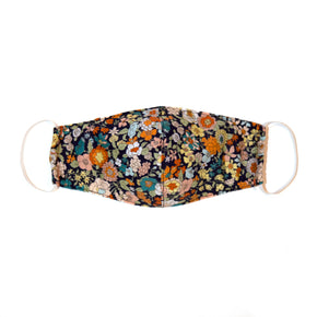 The Mask - Navy Floral/Navy Dot - The Little Project 