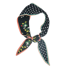 The Dandy - Primary Floral + Black/White Dot - The Little Project 