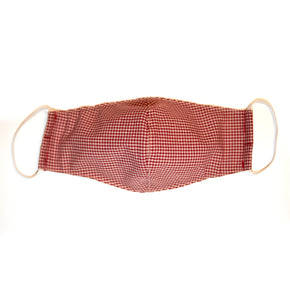 The Mask - Wine Gingham/Stripe - The Little Project 