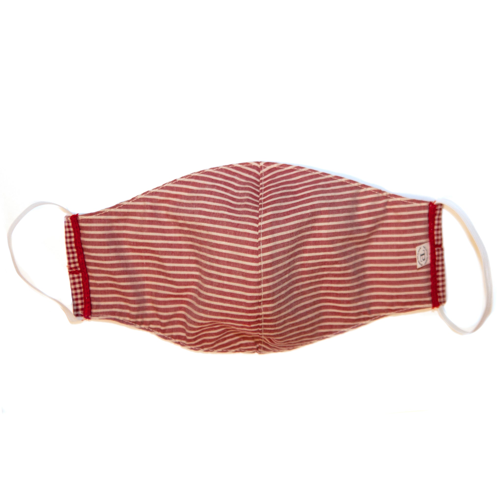The Mask - Wine Gingham/Stripe - The Little Project 